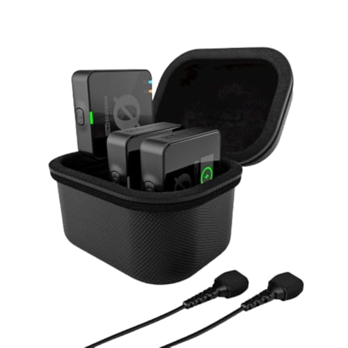 RØDE Wireless PRO Kompakt-Funkstrecken-Set mit Timecode, 32-Bit Float On-Board-Aufnahme, 2 Lavalier-Mikrofonen und Ladecase für Videoaufnahmen und Content Creation von RØDE