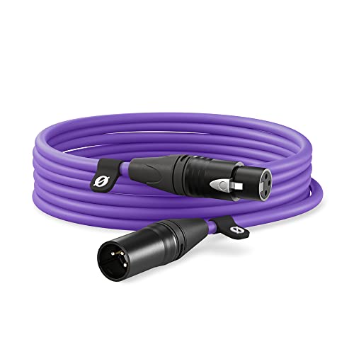 RØDE XLR-6 Hochwertiges XLR-Kabel (6 m, lila) von RØDE