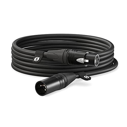 RØDE XLR-6 Hochwertiges XLR-Kabel (6 m, schwarz) von RØDE