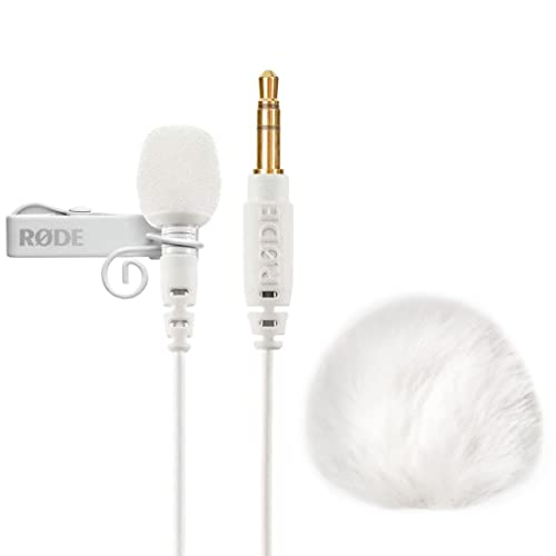 Rode Lavalier GO WH Weiss Lavalier-Mikrofon + keepdrum WS05 WH Fell-Windschutz Weiss Rode Lavalier GO WH Weiss Lavalier-Mikrofon + keepdrum WS05 WH Fell-Windschutz Weiss von RØDE