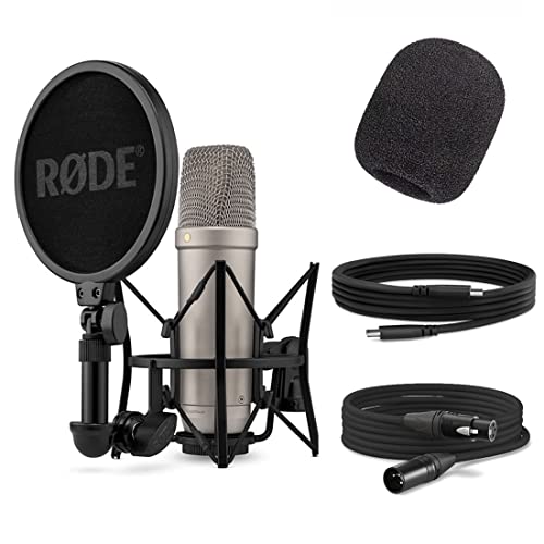 Rode NT1 5th Generation XLR USB Mikrofon + keepdrum WS2 Popfilter von RØDE