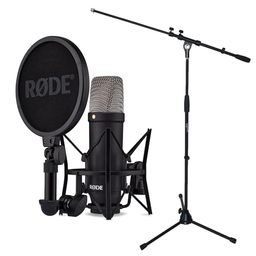 Rode NT1 Signature Black Studio-Mikrofon Kondensatormikrofon + keepdrum Mikrofonständer von RØDE