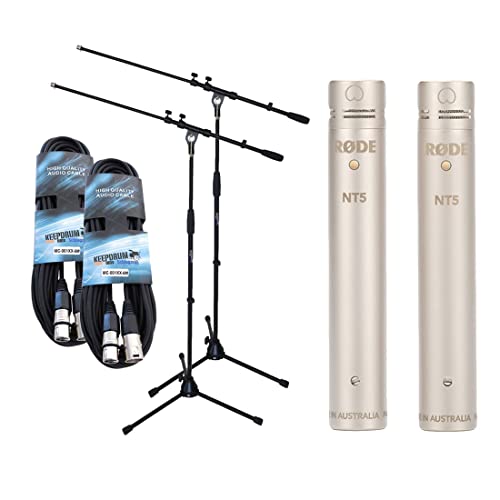 Rode NT5 MP Mikrofon-Set + 2X keepdrum Stativ + 2X keepdrum XLR-Kabel von RØDE