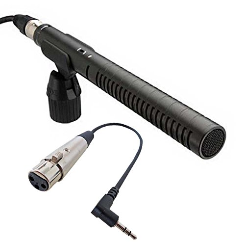Rode NTG-1 Richtmikrofon + keepdrum MC-025XJ Mikrofonkabel XLR3F – 3,5mm TRS Winkelstecker für Kameras Rode NTG-1 Richtmikrofon + keepdrum MC-025XJ Mikrofonkabel XLR3F – 3,5mm TRS Winkelstecker für Kameras von RØDE