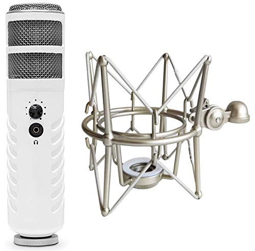 Rode Podcaster MKII USB Dynamisches Mikrofon + keepdrum MS088 Mikrofon-Spinne von RØDE