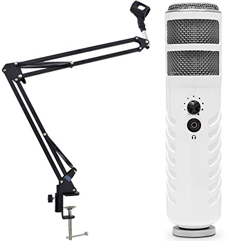 Rode Podcaster MKII USB Mikrofon + keepdrum NB35 Mikrofonstativ Tisch-Mikrofonarm Gelenkarm von RØDE