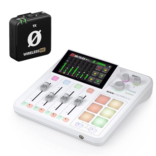 Rode Rodecaster Duo Mischpult Weiss Für kurze Zeit mit Wireless ME TX Sendemodul Promo-Aktion Rode Rodecaster Duo Mischpult Weiss Für kurze Zeit mit Wireless ME TX Sendemodul Promo-Aktion von RØDE