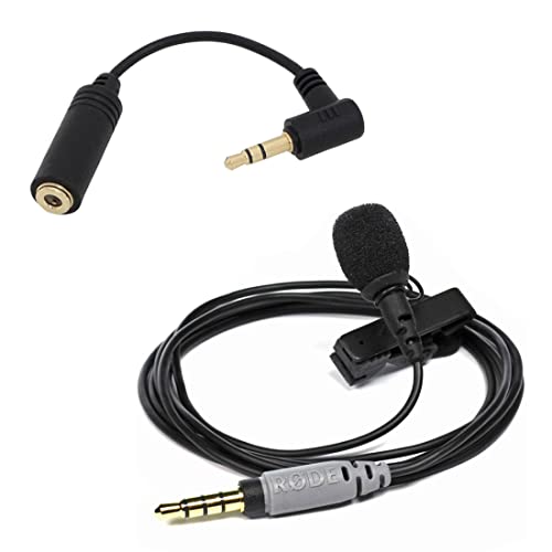 Rode Smartlav+ Lavalier-Mikrofon + keepdrum ADP03 Adapter-Kabel 3,5mm TRRS-TRS Rode Smartlav+ Lavalier-Mikrofon + keepdrum ADP03 Adapter-Kabel 3,5mm TRRS-TRS von RØDE