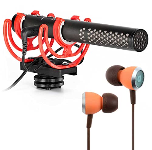 Rode Videomic NTG Kamera-Video Mikrofon + Audiofly In-Ear Ohrhörer von RØDE