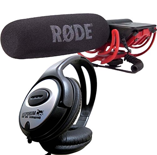 Rode Videomic Rycote Bundle (Rode Videomic + keepdrum Stereo Kopfhörer) von RØDE