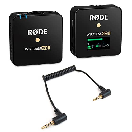 Rode Wireless GO II Single Kompaktes Mikrofon-Funksystem + keepdrum ADP07 TRS-Adapter Rode Wireless GO II Single Kompaktes Mikrofon-Funksystem + keepdrum ADP07 TRS-Adapter von RØDE