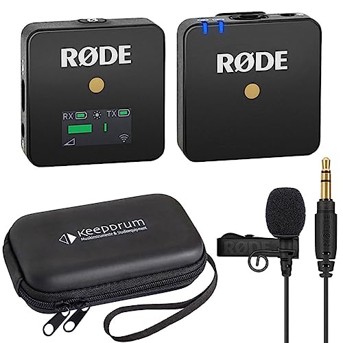 Rode Wireless GO II Single Mikrofon-Funksystem + Lavalier GO + keepdrum Tasche von RØDE