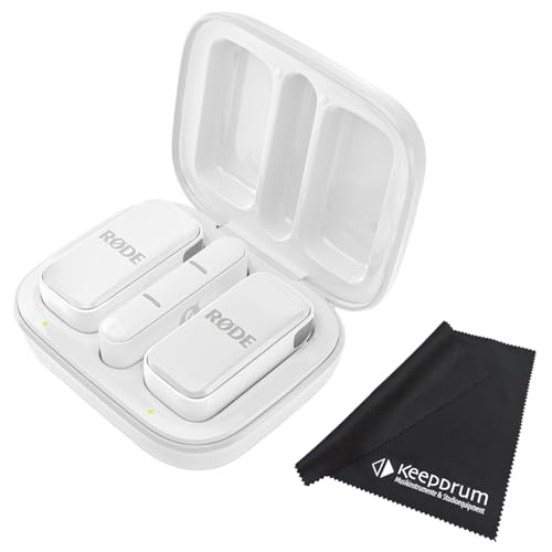Rode Wireless Micro Drahtloses Mikrofon-System Light-ning Weiss für iOS Smartphones mit keepdrum Mikrofasertuch Rode Wireless Micro Drahtloses Mikrofon-System Light-ning Weiss für iOS Smartphones mit keepdrum Mikrofasertuch von RØDE