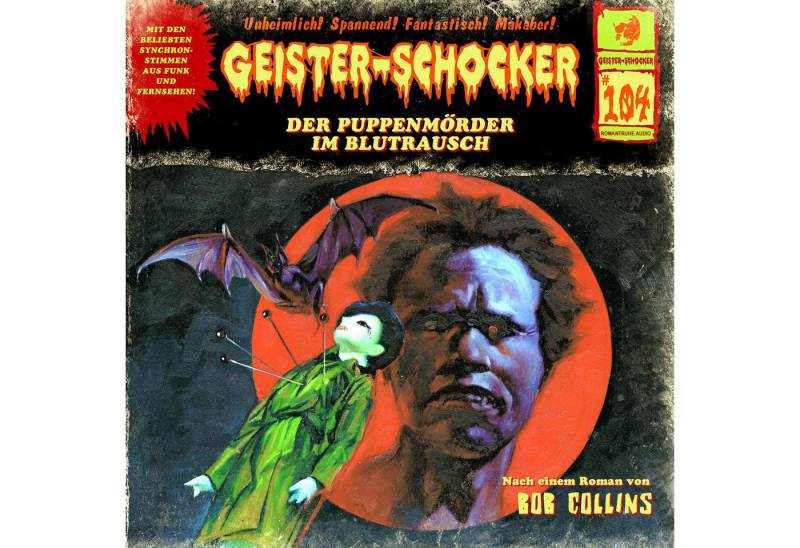 RÖKÜ-OTTO Hörspiel Geister Schocker CD 104: Der Puppenmörder im Blutrausch von Rökü-Otto