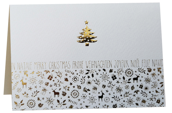 RÖMERTURM Weihnachtskarte , Goldrausch, von RÖMERTURM