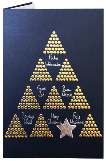 RÖMERTURM Weihnachtskarte , Weihnachts Pyramide, von RÖMERTURM
