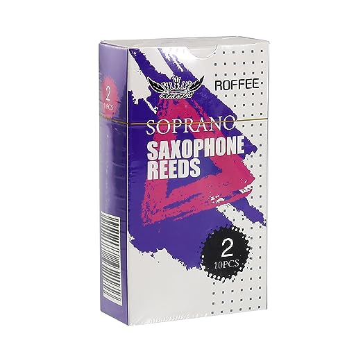 ROFFEE Sax Schilf,soprano sax saxophone reeds strength 2.0,10 pcs/box,individual packing von ROFFEE