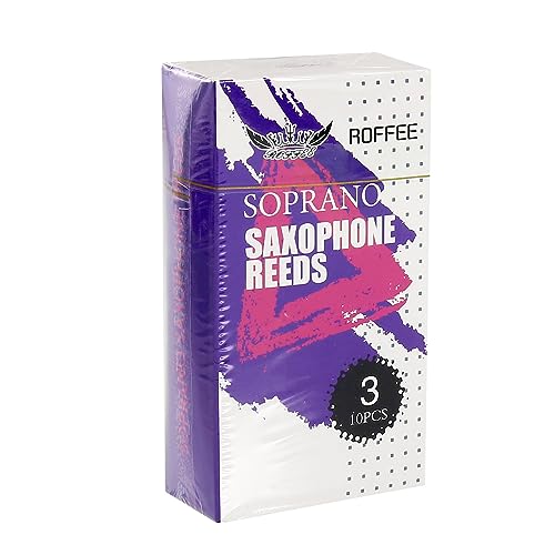 ROFFEE Sax Schilf,soprano sax saxophone reeds strength 3.0,10 pcs/box,individual packing von ROFFEE