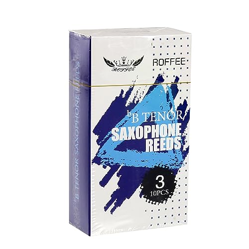 ROFFEE Sax Schilf,tenor sax saxophone reeds strength 3.0,10 pcs/box,individual packing von ROFFEE