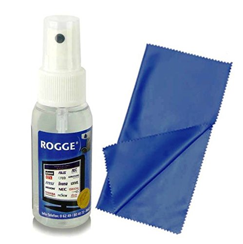 ROGGE Navigation Reinigungs Set. 1x 50ml Pumpsprayflasche, 1x ROGGE Mirkofaser Tuch SUPER Soft (ca.25x25cm) von ROGGE
