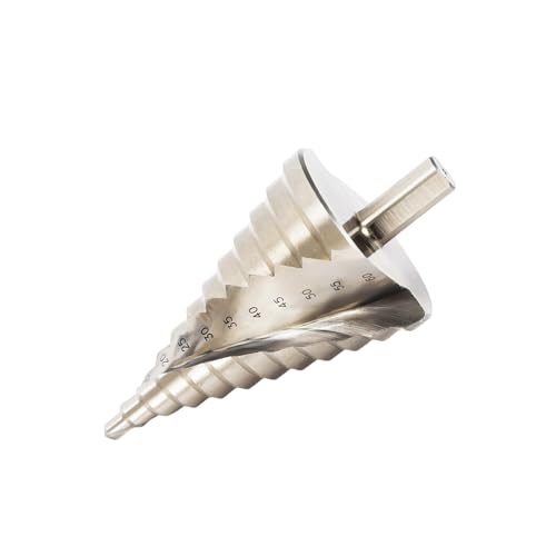 ROGONPDK HSS Stufenbohrer 6-60mm HSS Titan Konusbohrer für Eisenplatte Pvc-platte Dämmplatte Schnellarbeitsstahl Stufenbohrer ROGONPDK HSS Stufenbohrer 6-60mm HSS Titan Konusbohrer für Eisenplatte Pvc-platte Dämmplatte Schnellarbeitsstahl Stufenbohrer von ROGONPDK