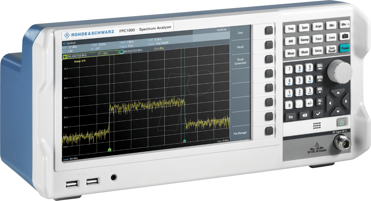 FPC P2 - Spektrumanalysator FPC 1000, 5 kHz bis 2000 MHz von ROHDE & SCHWARZ