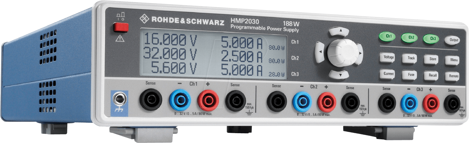 HMP 2030 - Labornetzgerät, HMP 2030, 0 - 32 V, 0 - 5 A, 3 Kanäle von ROHDE & SCHWARZ