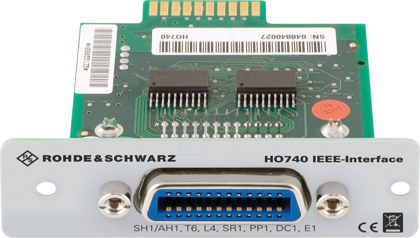 HO 740 - Erweiterung für HMP, HMF, HMS und HMO, GPIB / IEEE488 von ROHDE & SCHWARZ