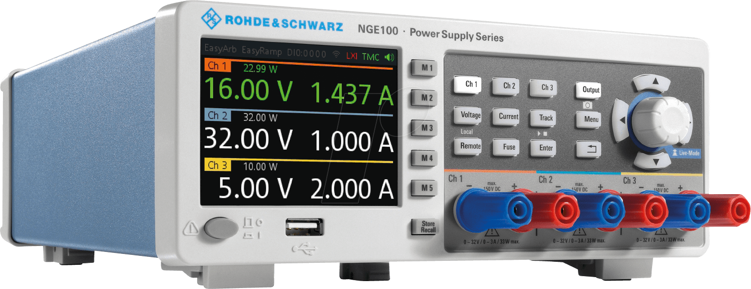 NGE 103B - Labornetzgerät, 0 - 32 V, 0 - 3 A, programmierbar von ROHDE & SCHWARZ