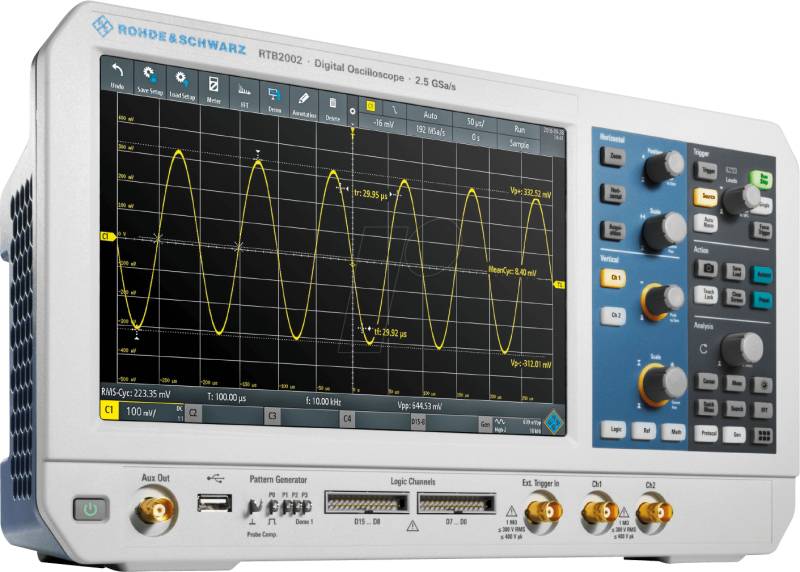 RTB 2K 202M - Mixed-Signal-Oszilloskop RTB 2002, 200 MHz, 2 Kanäle von ROHDE & SCHWARZ