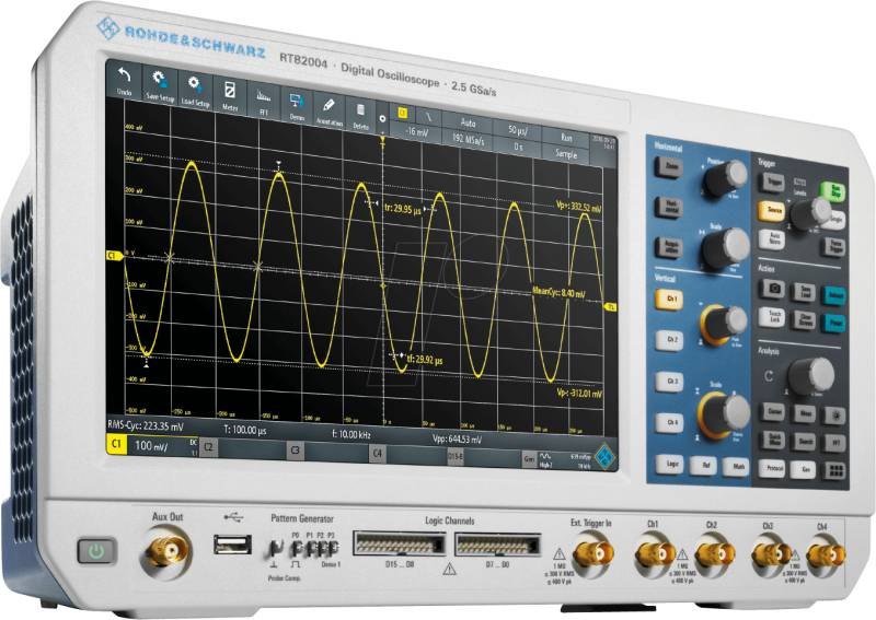 RTB 2K 74M - Mixed-Signal-Oszilloskop RTB 2004, 70 MHz, 4 Kanäle von ROHDE & SCHWARZ