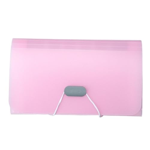 Basics Expanding File Folder Organiser, A6 Dokumente Organizer Datei Beutel Rechnung Ordner Dokument Ordner Organizer Schule Büro Binder Ordner(B pink) von ROJDFCNBW