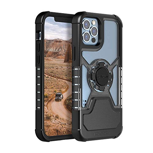 ROKFORM Schutzhülle für iPhone 12, iPhone 12 Pro, magnetisch mit Twist Lock, dünn, stoßfest, Crystal Slim für Apple Smartphone (transparent) von ROKFORM