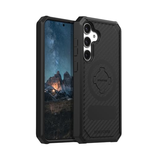 Rokform - Galaxy S24 Plus Hülle, Rugged Series, Samsung Schutzhülle mit RokLock Twist Lock, Drop Tested, Military Grade Armor (Schwarz) von ROKFORM