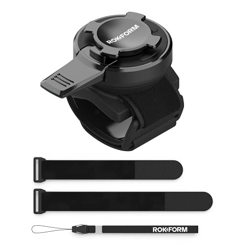 Rokform - Universelle Fahrrad-Handyhalterung, passend für jeden Fahrradlenker oder Fahrradvorbau mit den Maßen 2,2 cm bis 5,7 cm, funktioniert mit Allen Twist-Lock-Hüllen oder Universal-Adapter, von ROKFORM