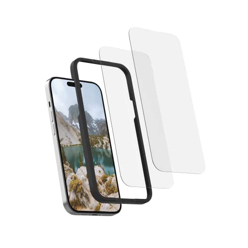 Rokform - iPhone 14 Pro Max Displayschutzfolie, Active Touch, bruchsicher, High Definition, hüllenfreundlich, gehärtetes Glas, iPhone-Displayschutzfolie, 2 Stück (klar) von ROKFORM