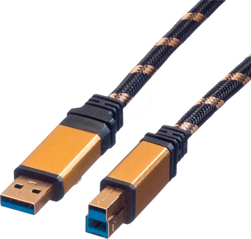 ROLINE 11028903 - USB 5 Gb/s Kabel, A Stecker auf B Stecker, 3,0 m von ROLINE GOLD