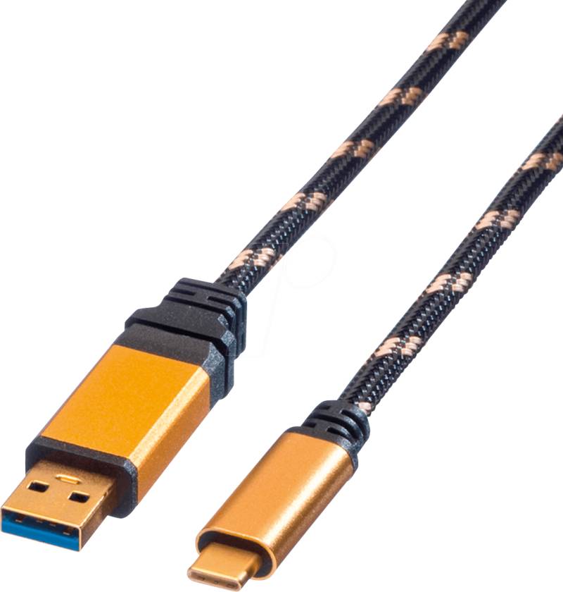 ROLINE 11029013 - USB 5 Gb/s Kabel, A Stecker auf C Stecker, 1,0 m von ROLINE GOLD