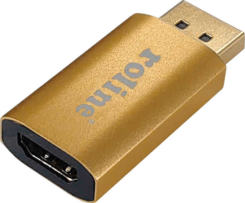 ROLINE 12033158 - DisplayPort Adapter, DP Stecker auf HDMI Buchse von ROLINE GOLD