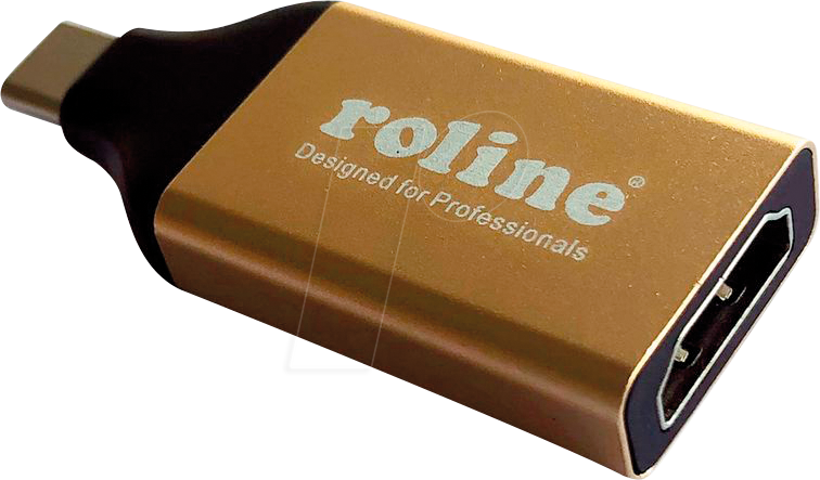 ROLINE 12033231 - Adapter USB-C > HDMI St./Bu., 4K 60Hz von ROLINE GOLD