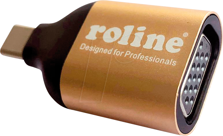 ROLINE 12033233 - Adapter USB-C > VGA St./Bu., 1080p 60Hz von ROLINE GOLD