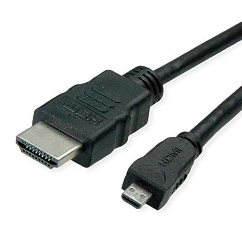 ROLINE GREEN HDMI High Speed Kabel mit Ethernet, HDMI ST - Micro HDMI ST, 2 m von ROLINE GREEN