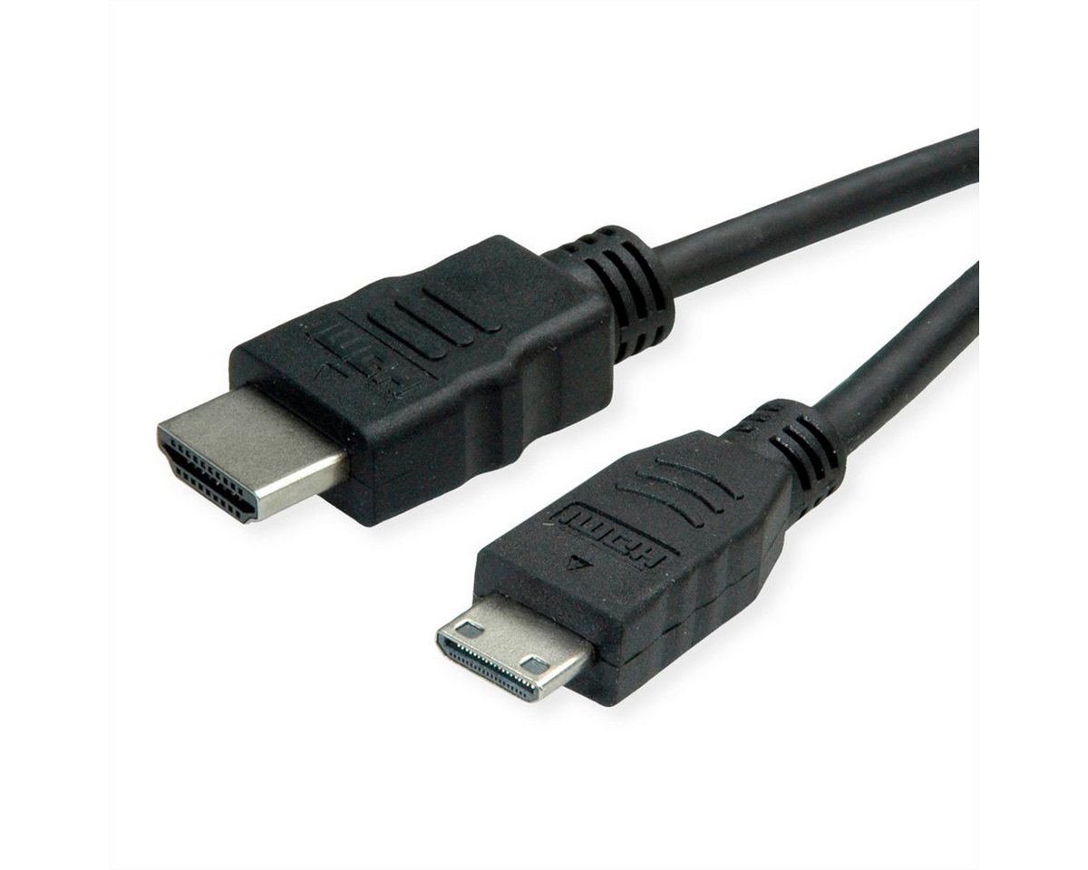 ROLINE GREEN HDMI High Speed Kabel mit Ethernet, HDMI ST - Mini HDMI ST Audio- & Video-Kabel, HDMI Typ A Männlich (Stecker), HDMI Typ C (Mini) Männlich (Stecker) (200.0 cm) von ROLINE GREEN