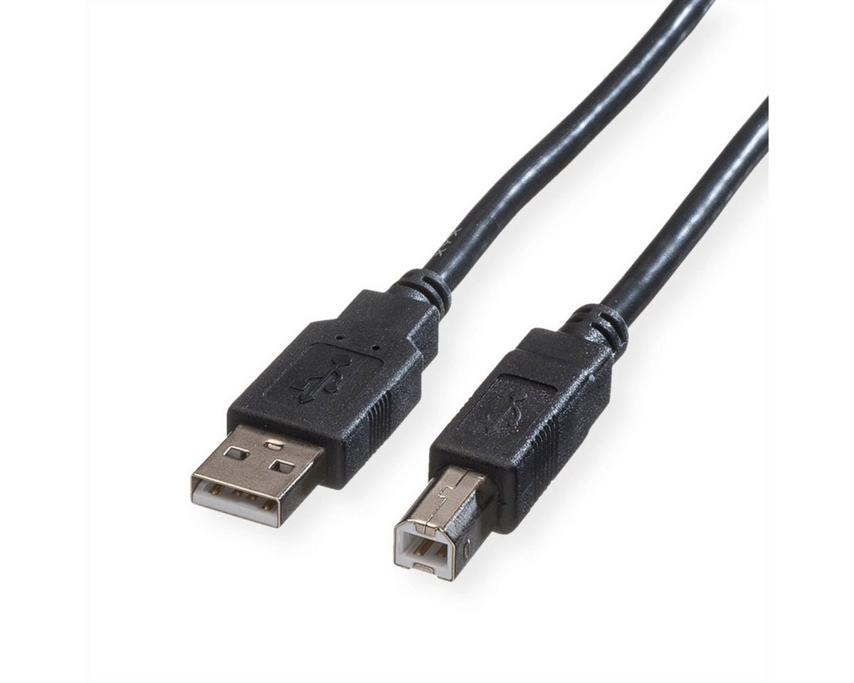 ROLINE GREEN USB 2.0 Kabel USB-Kabel, USB 2.0 Typ A Männlich (Stecker), USB 2.0 Typ B Männlich (Stecker) (80.0 cm), Typ A-B von ROLINE GREEN