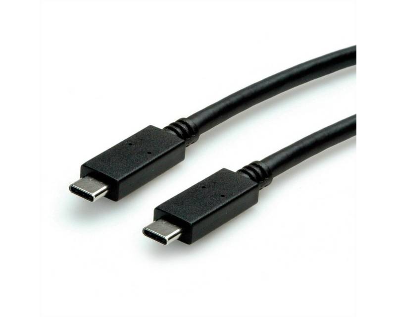 ROLINE GREEN USB 3.2 Gen 2 Kabel, C-C, ST/ST USB-Kabel, USB Typ C (USB-C) Männlich (Stecker), USB Typ C (USB-C) Männlich (Stecker) (50.0 cm), 10Gbit/s, Emark, 100W von ROLINE GREEN