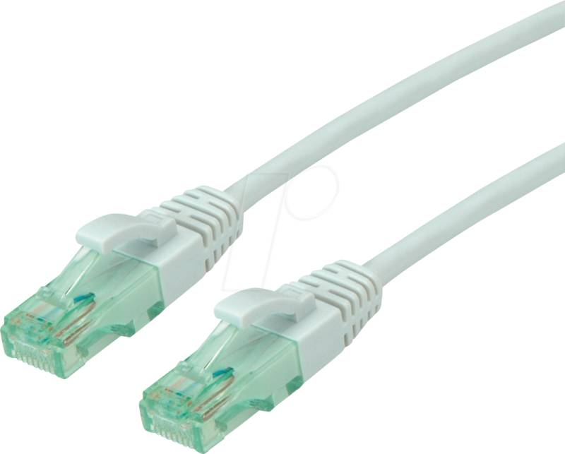 ROLINE 21453107 - Patchkabel Cat.6a UTP, grau, 10 m von ROLINE RECYCLED MATERIAL