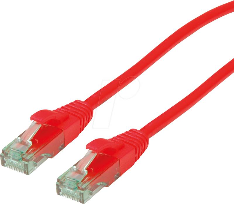 ROLINE 21453119 - Patchkabel Cat.6a UTP, rot, 20 m von ROLINE RECYCLED MATERIAL