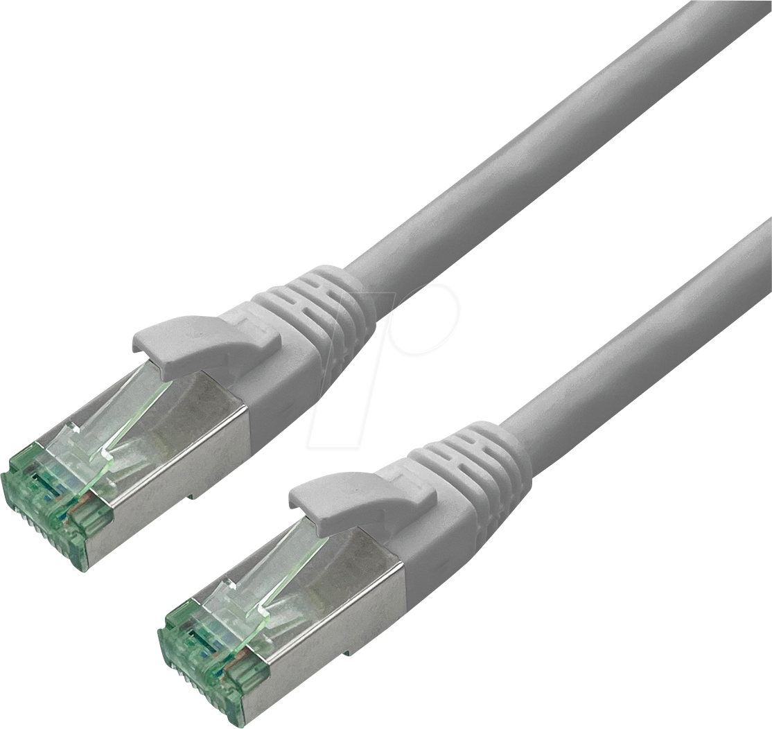 ROLINE 21453202 - Patchkabel Cat.6a S/FTP (PiMF), grau, 2 m von ROLINE RECYCLED MATERIAL