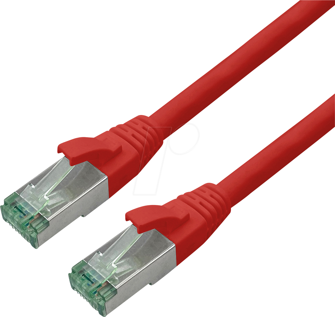 ROLINE 21453217 - Patchkabel Cat.6a S/FTP (PiMF), rot, 10 m von ROLINE RECYCLED MATERIAL