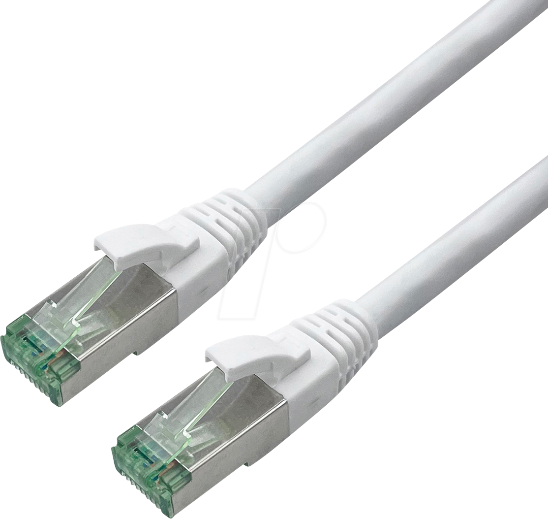 ROLINE 21453265 - Patchkabel Cat.6a S/FTP (PiMF), weiß, 5 m von ROLINE RECYCLED MATERIAL